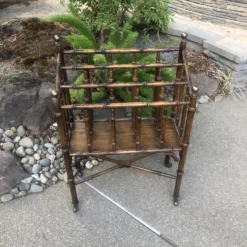 Vintage Traditional Canterbury Magazine Rack 16 Vintage Traditional Canterbury Magazine Rack -Chairish Shop vintage traditional canterbury magazine rack 0134