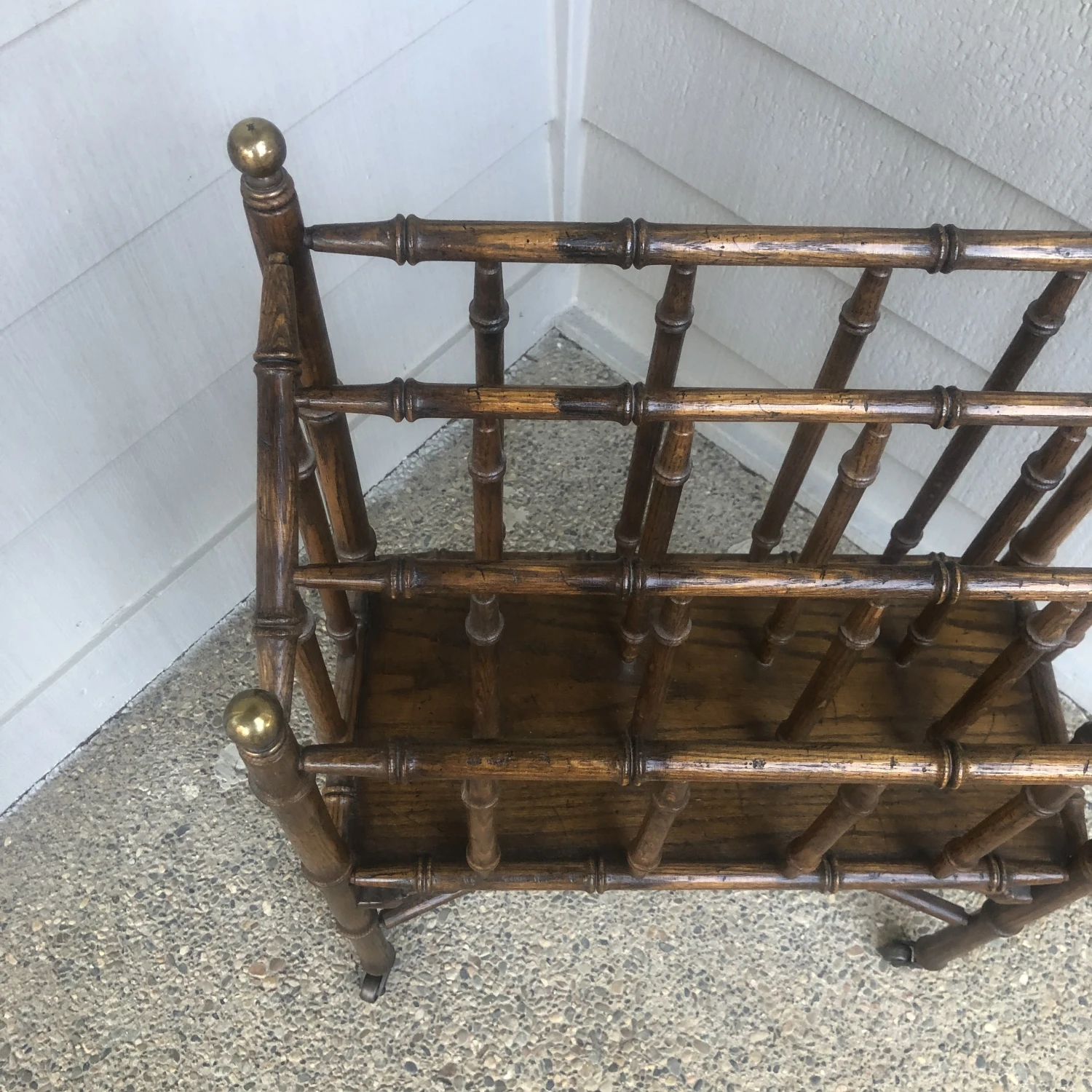 Vintage Traditional Canterbury Magazine Rack 2 Vintage Traditional Canterbury Magazine Rack - Image 2