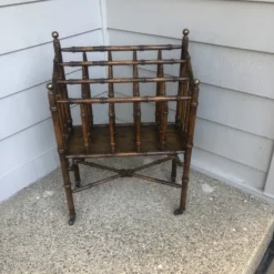 Vintage Traditional Canterbury Magazine Rack 13 Vintage Traditional Canterbury Magazine Rack -Chairish Shop vintage traditional canterbury magazine rack 8201