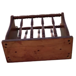 Vintage Turned Wood Colonial Style Espresso Stained Magazine Rack With Center Handle 16 Vintage Turned Wood Colonial Style Espresso Stained Magazine Rack With Center Handle -Chairish Shop vintage turned wood colonial style espresso stained magazine rack with center handle 7637