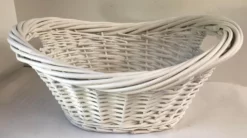 Vintage White Wicker Handled Basket 10 Vintage White Wicker Handled Basket -Chairish Shop vintage white wicker handled basket 6757 scaled