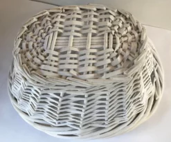 Vintage White Wicker Handled Basket 14 Vintage White Wicker Handled Basket -Chairish Shop vintage white wicker handled basket 8353 scaled