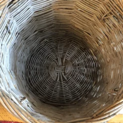 Vintage Wicker Storage Basket With Lid 14 Vintage Wicker Storage Basket With Lid -Chairish Shop vintage wicker storage basket with lid 3236