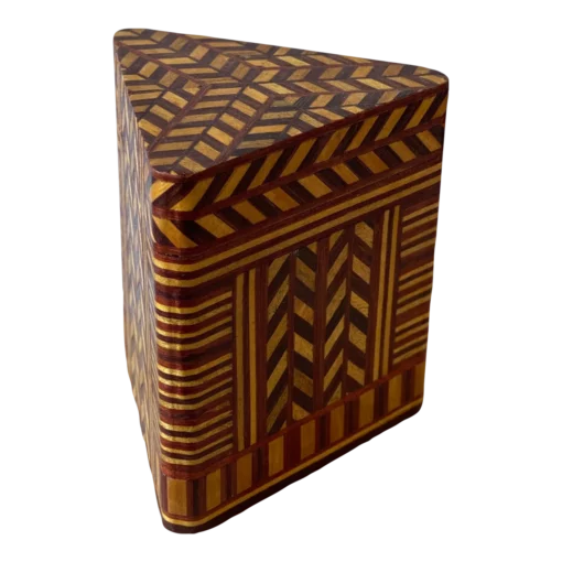 Vintage Wood Parquetry Lidded Box With Silver Foil Interior, Circa 1960s -Chairish Shop vintage wood parquetry lidded box with silver foil interior circa 1960s 2016