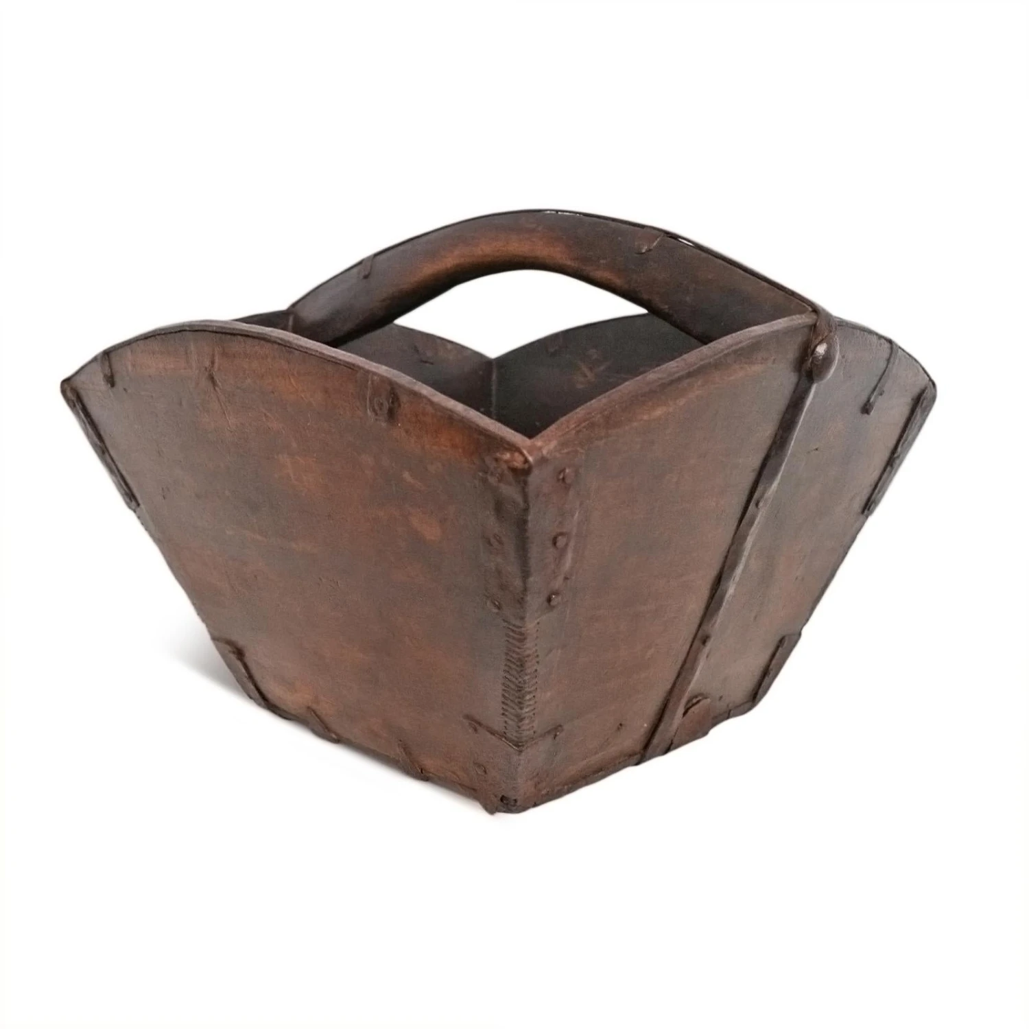 Vintage Wood Rice Bucket 2 Vintage Wood Rice Bucket - Image 2