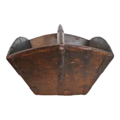 Vintage Wood Rice Bucket