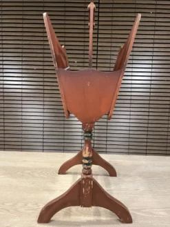 Vintage Wooden Magazine / Newspaper Rack Organizer With Chinoiserie Artwork -Chairish Shop vintage wooden magazine newspaper rack organizer with chinoiserie artwork 0376