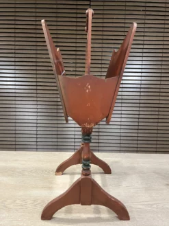 Vintage Wooden Magazine / Newspaper Rack Organizer With Chinoiserie Artwork -Chairish Shop vintage wooden magazine newspaper rack organizer with chinoiserie artwork 6842