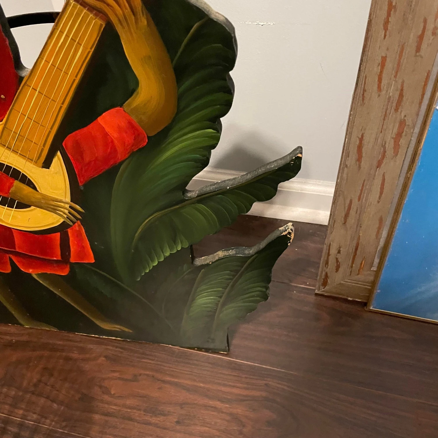 Vintage Wooden Monkey And Lyre Fornasetti-Style Umbrella Stand 3 Vintage Wooden Monkey And Lyre Fornasetti-Style Umbrella Stand - Image 3