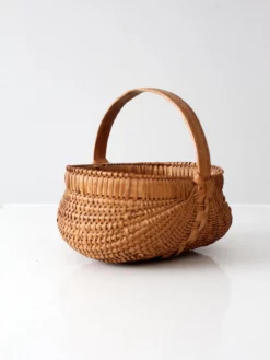 Vintage Woven Buttocks Basket 15 Vintage Woven Buttocks Basket -Chairish Shop vintage woven buttocks basket 4586