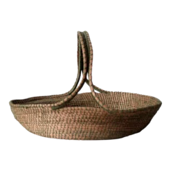 Vintage Woven Handle Basket