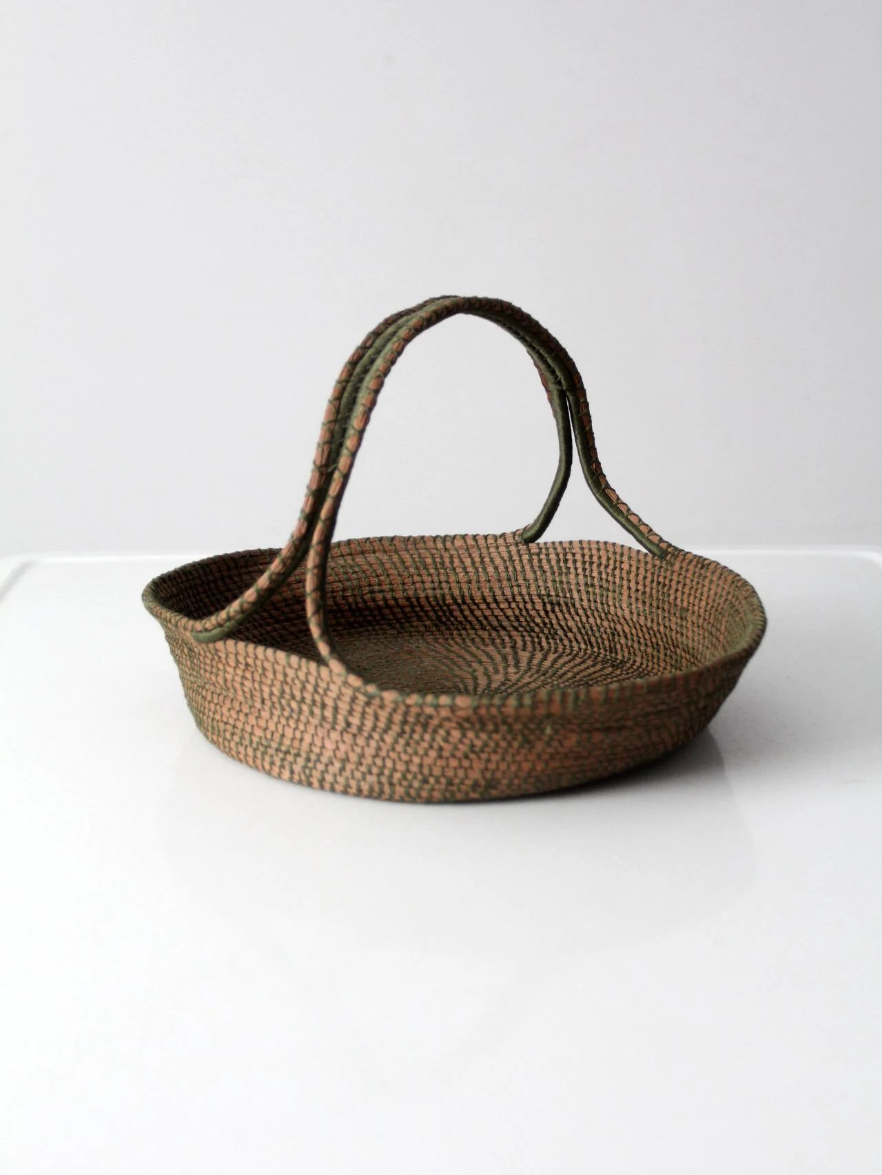 Vintage Woven Handle Basket 5 Vintage Woven Handle Basket - Image 5