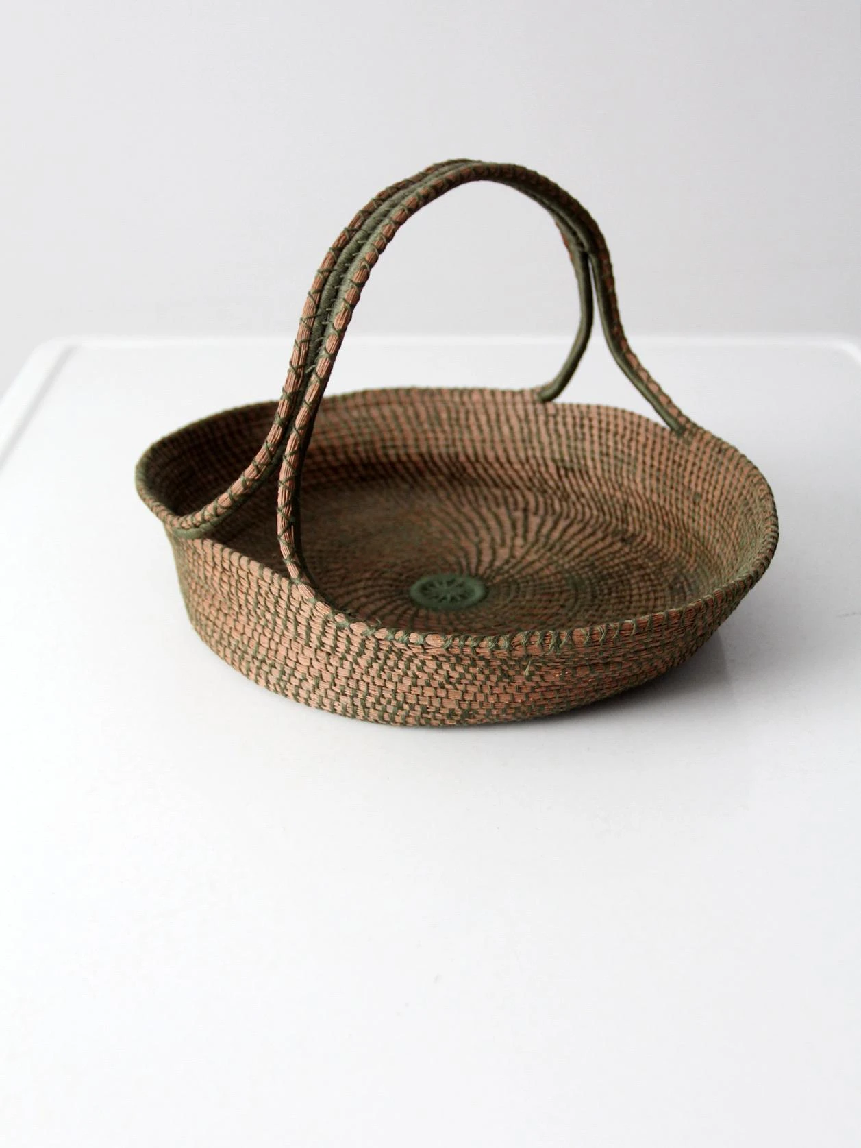 Vintage Woven Handle Basket 10 Vintage Woven Handle Basket - Image 10