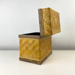 Vintage Woven Rattan And Onyx Tabletop Chest 15 Vintage Woven Rattan And Onyx Tabletop Chest -Chairish Shop vintage woven rattan and onyx tabletop chest 5244 scaled