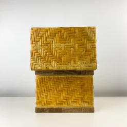 Vintage Woven Rattan And Onyx Tabletop Chest 14 Vintage Woven Rattan And Onyx Tabletop Chest -Chairish Shop vintage woven rattan and onyx tabletop chest 6688 scaled