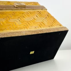 Vintage Woven Rattan And Onyx Tabletop Chest 19 Vintage Woven Rattan And Onyx Tabletop Chest -Chairish Shop vintage woven rattan and onyx tabletop chest 9476