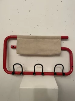 Wall Coat With Canvas Storage, 1970s 17 Wall Coat With Canvas Storage, 1970s -Chairish Shop wall coat with canvas storage 1970s 0369