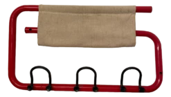 Wall Coat With Canvas Storage, 1970s