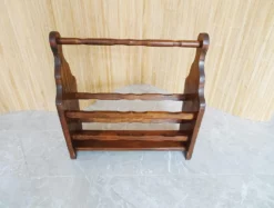 Wood Newspaper Stand, 1950s 17 Wood Newspaper Stand, 1950s -Chairish Shop wood newspaper stand 1950s 4357 scaled