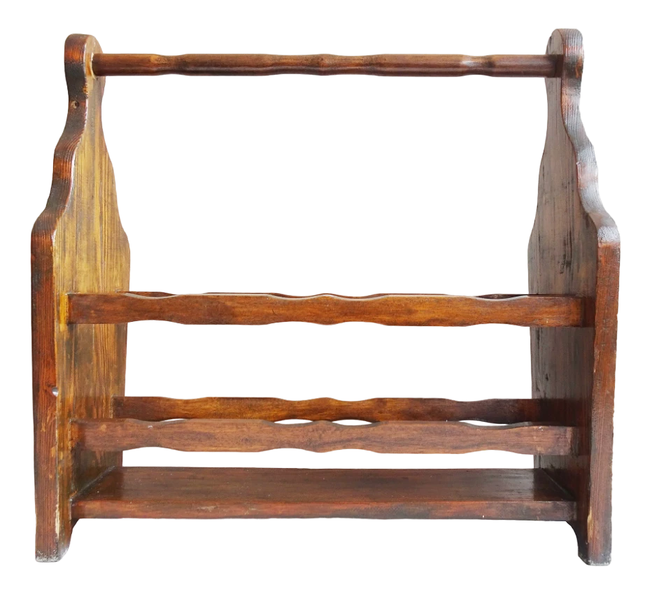 Wood Newspaper Stand, 1950s 1 Wood Newspaper Stand, 1950s