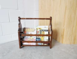 Wood Newspaper Stand, 1950s 18 Wood Newspaper Stand, 1950s -Chairish Shop wood newspaper stand 1950s 7731 scaled