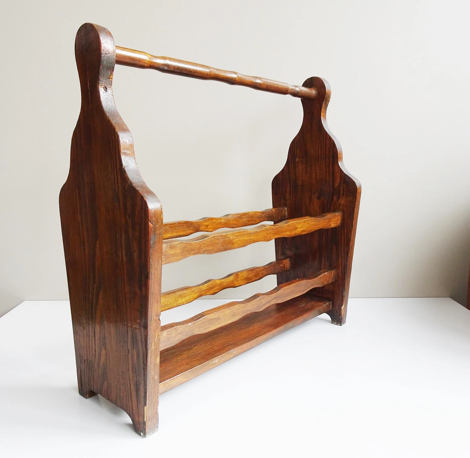 Wood Newspaper Stand, 1950s 2 Wood Newspaper Stand, 1950s - Image 2