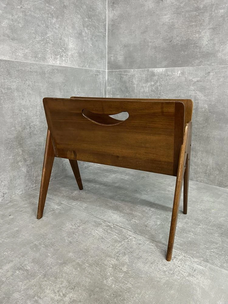 Wooden Magazine Rack, 1950s 2 Wooden Magazine Rack, 1950s - Image 2